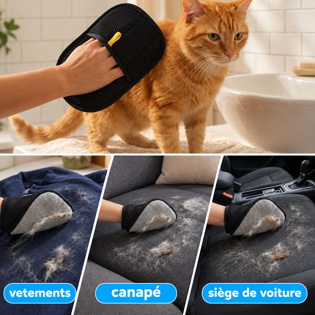 Gants anti-poils